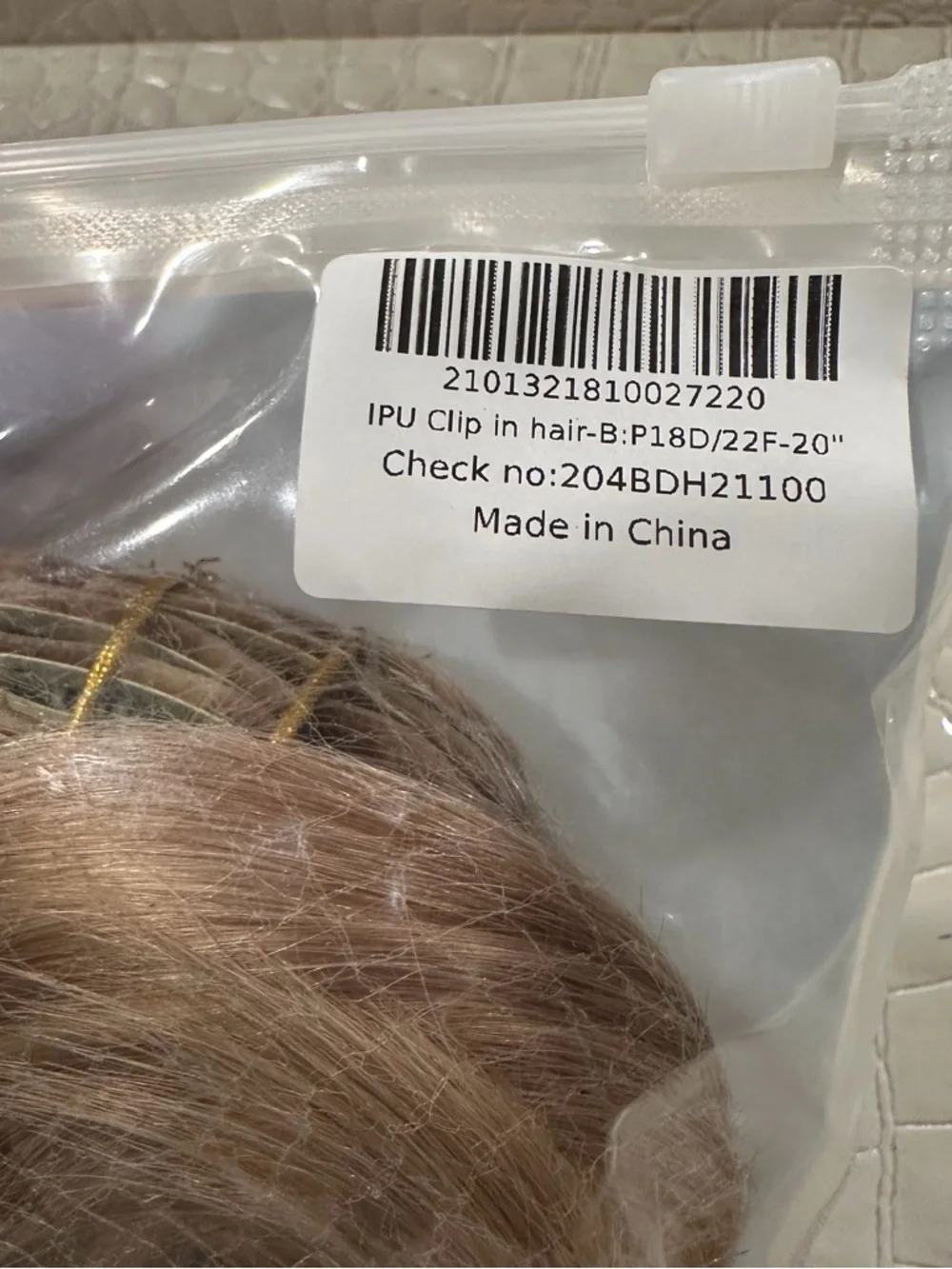 20” Dirty Blonde 18/22 Invisible Edge Clip in Human Hair Extensions 110g 7pc TB5